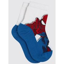 Meia Infantil Lupo Kids MArvel Spider Man na cor Azul