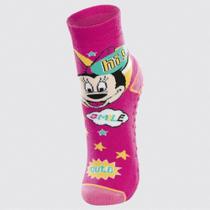 Meia Infantil Lupo Minnie Cano Alto 2942 Antiderrapante