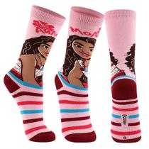 Meia Infantil Lupo Princesas Disney Moana, Elsa, Cinderela, Jasmine, Branca de Neve e Mais