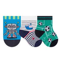 Meia Infantil Masculino Selene RN blister 3 pares 1020.001