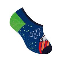Meia Infantil Menino25 ao 28 Sapatilha Antiderrapante Foguete - SELENE