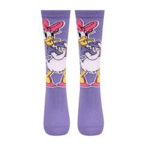 Meia Infantil Personagens Disney Cano Alto Trifil Inverno Escola