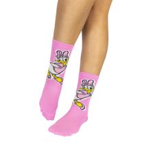 Meia Infantil Personagens Disney Cano Longo Trifil Conforto Algodão