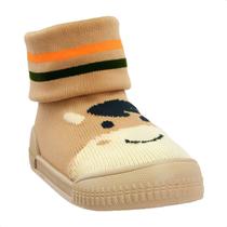 Meia Infantil Pimpolho Com Sola Comfort Lúdica Cavalinho Masculina