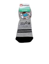 Meia Infantil Winston Dog Summer 0400036-007 Cinza/Preto Meia Infantil Winston Dog Summer 0400036-007 Cinza/Preto