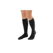 Meia Jobst For Men, 30-40 mmHg, 3/4 cor: Preto