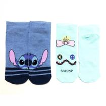 Meia jogging disney com 2 basic + stitch Meia jogging disney com 2 basic + stitch