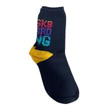 Meia Juvenil Cano Médio Estampada Selene