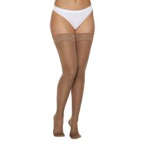 Meia Kendall 7/8 Média Compressão c/ Silicone Castanho - P