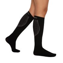 Meia Kendall Sport 3/4 Alta Compressão Preto - G