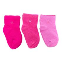 Meia Kit 3 Pares Infantil Unissex Básica Dia a Dia Ultra Conforto Baby Lupo 02165-089