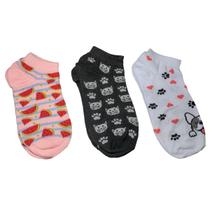 Meia Kit 3 Pares Invisível Feminino Confort Rpwi21078 Meia Kit 3 Pares Invisível Feminino Confort Rpwi21078