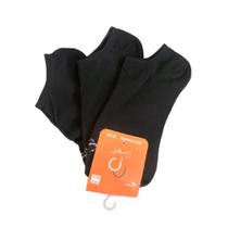 Meia Kit 3 Pares Unissex Cano Invisível Basic Confort 004RPWI