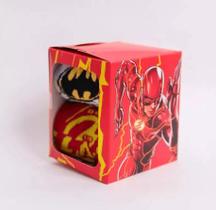 Meia kit com 2 dc flash & batman 33/38