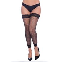 Meia Leg Arrastão 7/8 Para Espartilho Perrutextil