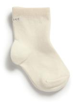 Meia lisa baby bege puket
