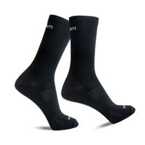 Meia Lisa Ciclista Bike Corrida Cano Médio Feminina Rikam