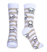 Meia listrada de Caveiras Meia listrada de Caveiras