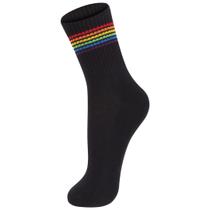 Meia Listras Arco Írirs cano longo adulto Lupo Urban