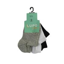 Meia Lupo 02170-089 Kids Sapatilha Invisivel Kit 3 Meia Lupo 02170-089 Kids Sapatilha Invisivel Kit 3