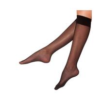 Meia Lupo 3/4 Basica Fina Fio 20 Loba 5510 Preto