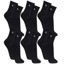 Meia Lupo Cano Médio Walk Kit Com 6 Pares Sport