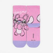 Meia Lupo Disney Stitch Infantil Rosa Meia Lupo Disney Stitch Infantil Rosa