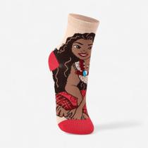 Meia Lupo Infantil Moana Bege