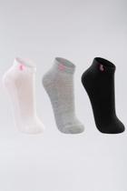 Meia Lupo Kit c/ 3 Pares Adulto Woman Sport 03226-089-0901 Meia Lupo Kit c/ 3 Pares Adulto Woman Sport 03226-089-0901