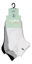 Meia Lupo Km Sport Kit3 Kids Cano Baixo