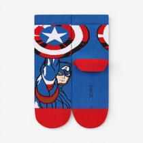 Meia Lupo Marvel Vingadores Infantil Capitão América Meia Lupo Marvel Vingadores Infantil Capitão América