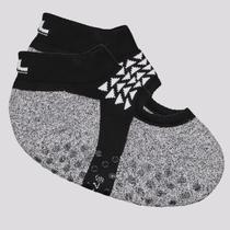 Meia Lupo Performance Sapatilha Pilates Feminina Preta e Cinza Meia Lupo Performance Sapatilha Pilates Feminina Preta e Cinza