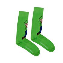 Meia Lupo Urban Nintendo Luigi Super Mario Bros 16906-006