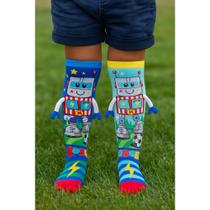 Meia Maluca 3d Adulto E Infantil Divertida Cano Alto Colorida
