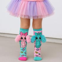 Meia maluca divertida 3d festa do pijama colorida