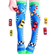 Meia Maluca Divertida Cano Alto 3D Menina Menino Infantil Meia Maluca Divertida Cano Alto 3D Menina Menino Infantil