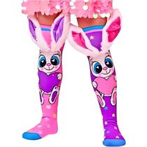 Meia Maluca Divertida Cano Alto 3D Menina Menino Infantil Meia Maluca Divertida Cano Alto 3D Menina Menino Infantil