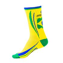 Meia Marcio May Sports Bandeira Brasil