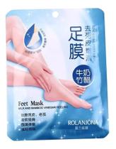 Meia Máscara Esfoliante Peeling Pés Removedor Células Mortas