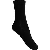 Meia Masculina Lisa Preta Tamanho 39 - Basic +