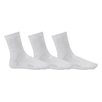 Meia Masculina Ogochi Kit com 3 Branco - 023470