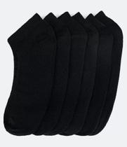 Meia Masculina Preta Soquete 3 pares