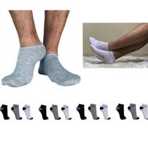 Meia Masculina Soquete Cano Curto: 12 Pares Sortidos Adulto Tamanho 40-46 Meia Masculina Soquete Cano Curto: 12 Pares Sortidos Adulto Tamanho 40-46