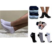 Meia Masculina Soquete Cano Curto: 6 Pares Sortidos Adulto