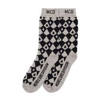 Meia Mcd Checkboard Cano Longo Meia Mcd Checkboard Cano Longo