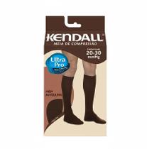 Meia Média Ref.1532 Masculina Kendall Compressão 20 30mmHg Marrom Tamanho M Alívio Imediato para Pernas Cansadas