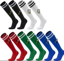 Meia Meião De Futebol Tradicional Atacado Do 12 Pares cores variadas Meia Meião De Futebol Tradicional Atacado Do 12 Pares cores variadas