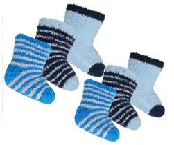 Meia Menino Felpudas Sortidas Coloridas Kit com 06 pares Meia Menino Felpudas Sortidas Coloridas Kit com 06 pares