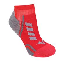Meia Mizuno Cano Baixo Race Low - Vermelho e Cinza - 39/42 Meia Mizuno Cano Baixo Race Low - Vermelho e Cinza - 39/42