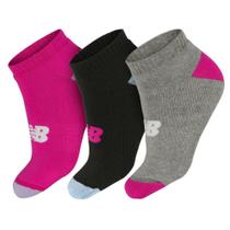 Meia New Balance Lifestyle Infantil Cano Curto 29 ao 32 Pack com 03 Pares Sortido Meia New Balance Lifestyle Infantil Cano Curto 29 ao 32 Pack com 03 Pares Sortido